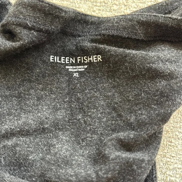 Eileen Fisher Women's Charcoal Tank Top - Picture 4 of 5
